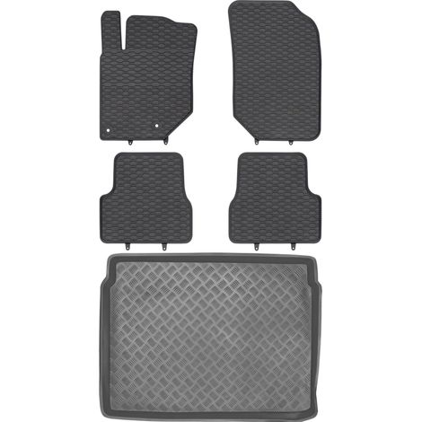Peugeot 2008 II Crossover (desde 2019) - Juego de alfombrillas de goma para coche + alfombrilla para maletero (1/5)