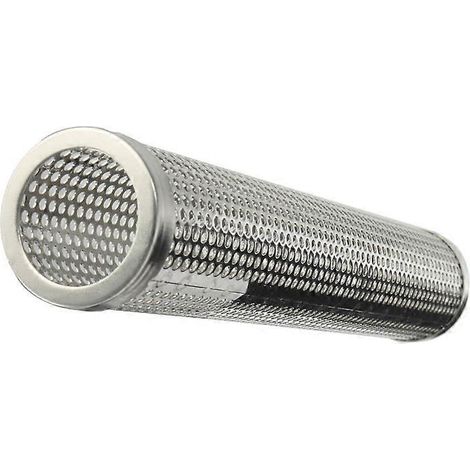 Générateur de fumée pour barbecue rond à froid avec tube à mailles et tube de fumage. (1/5)