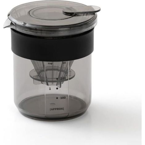Théière En Acier Inoxydable 350ml Noir Pour Cafetière Filtre Verseuse Sur Cheminée Ou Plaque Idéale Thé Infusion Café Expresso (1/4)