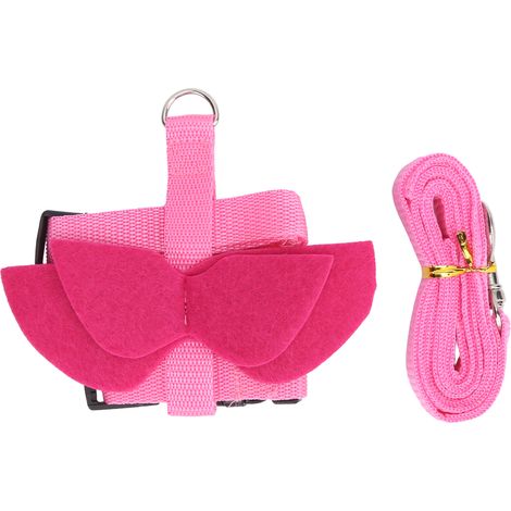 Harnais Et Laisse Pour Lapin - Nylon Avec Ailes Et Boucle Acier - Design Poitrine Sécurisé - Taille M (1/5)