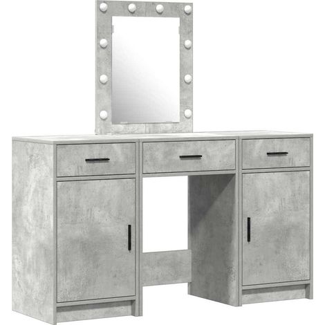Maison Exclusive - Schminktisch mit Schubladen Grau 50 x 41 x 135