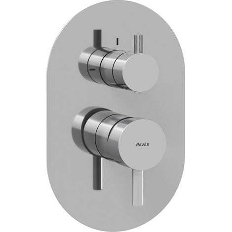 Ravak Espirit - Grifo empotrado para 2 dispositivos, cromo X070208 (1/5)