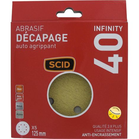 Disco auto-aderente ø 125 mm 8 fori 40,5