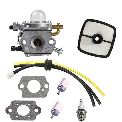 Ensemble carburateur C1U-K78 avec filtre à air et filtre à huile, kit complet d’entretien pour outils d’aménagement paysager et moteur thermique. (1/4)