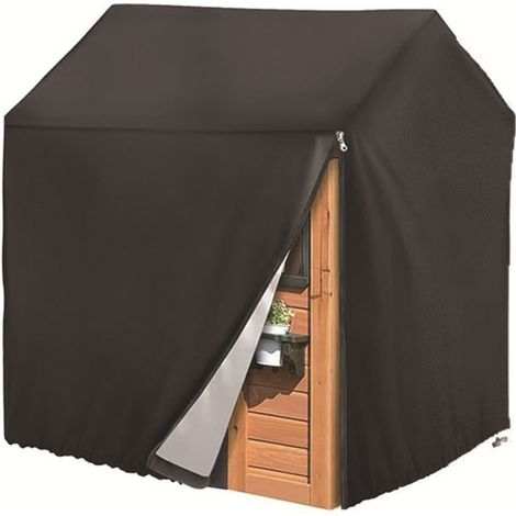 Wasserdichte Schutzhülle aus 210D Oxford-Gewebe für Outdoor-Spielhäuser – Staub- und Aufbewahrungsabdeckung für Spielbereiche, Modell 120x110x140 cm-lsw (1/2)