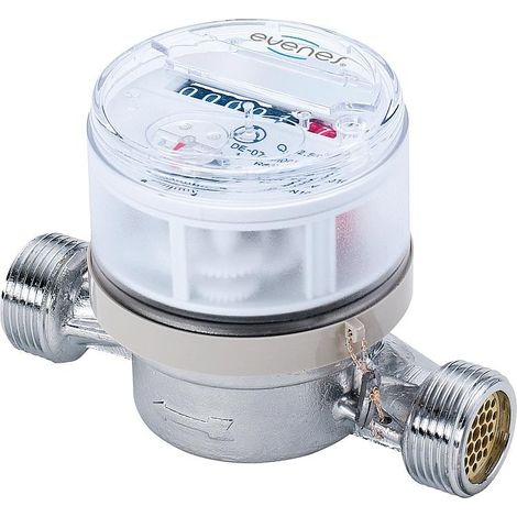 Compteur d eau chaude EVENES Q3 2,5, DN15 (1/2"), B1 : 110mm cout de certifications inclus (1/3)