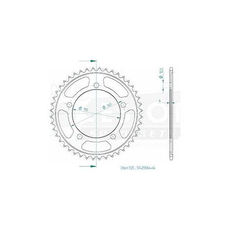 Couronne, BMW, 2018/2019 - 525 - 44 dents