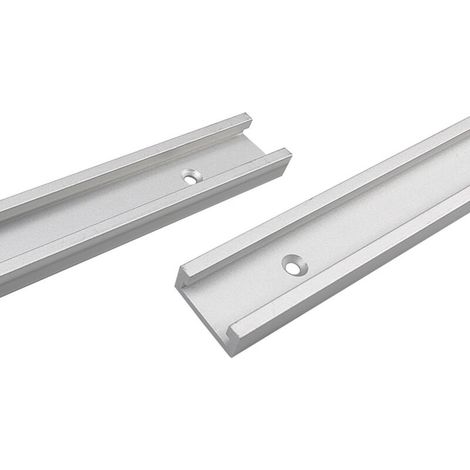 DIY-Modifikation einer Führungsschiene Typ 30 für elektrische Kreissäge, Schiebegriff, Führungsschienenbegrenzer, umgedrehte Werkbank, Allid'Aluminium, rot 30 mm.