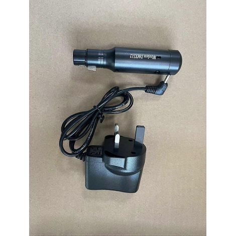 Récepteur sans fil rechargeable 2,4 GHz ISM DMX512 à 3 broches femelles pour projecteur PAR de scène