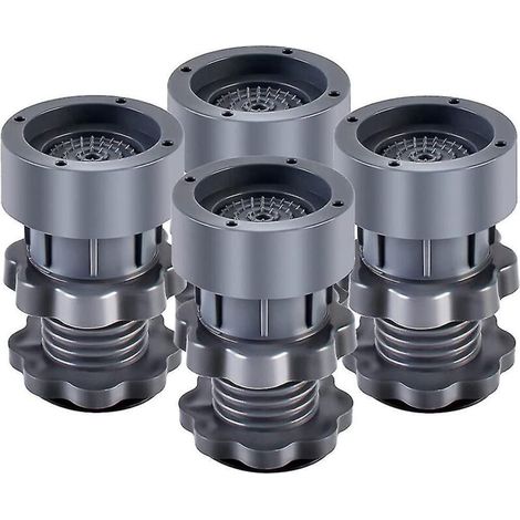 Verstellbare Stützfüße für Waschmaschinen, rutschfeste und vibrationsdämpfende Matten. (1/5)
