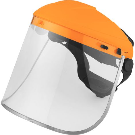 Visière de protection pour tondeuse réglable de 53 à 62 cm, qualité Vorstahl (1/3)