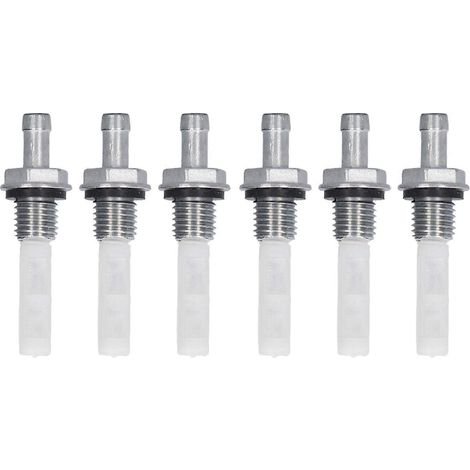 Lot de 6 filtres de joint de réservoir d'essence en alliage d'aluminium, remplacement pour réservoir d'huile GX120, GX160 et GX200 (1/4)