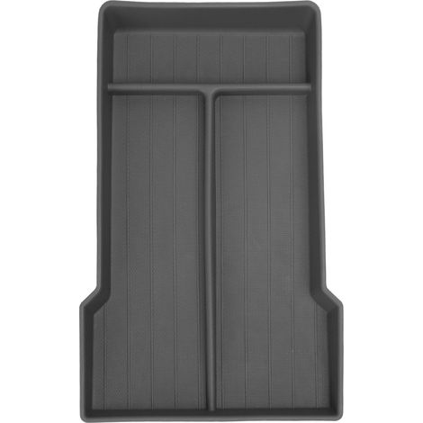 Vassoio portaoggetti nella console centrale, facile da riporre, bracciolo inferiore di ricambio per Tesla Model 3 Highland 2024 grigio. (1/5)