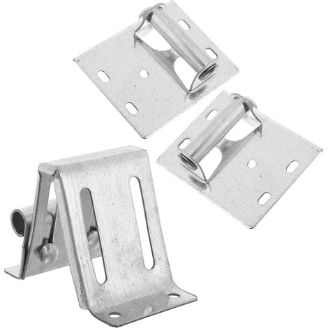 Lot de 3 Charnières Galvanisées pour Porte (1/5)