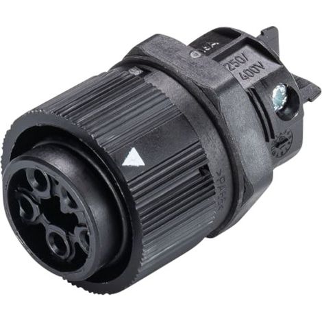 Wieland Electric 46.051.5053.1 Rundstecker Buchse, Einbau Gesamtpolzahl: 4 + PE Serie (Rundsteckverb