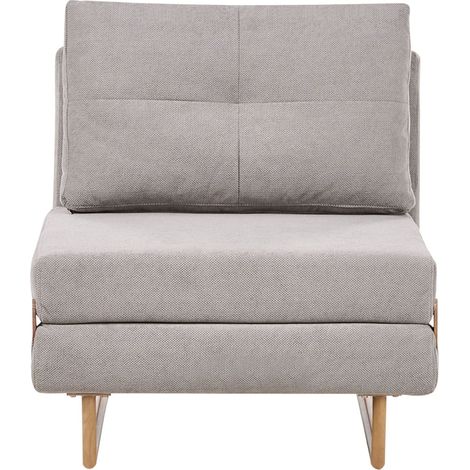 Divano letto singolo per 1 persona Pieghevole grigio Jerslev (1/5)