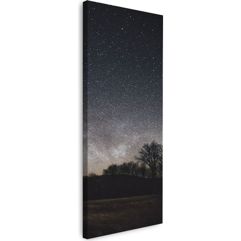 Leinwanddruck Weltraum Sternenhimmel 40x120