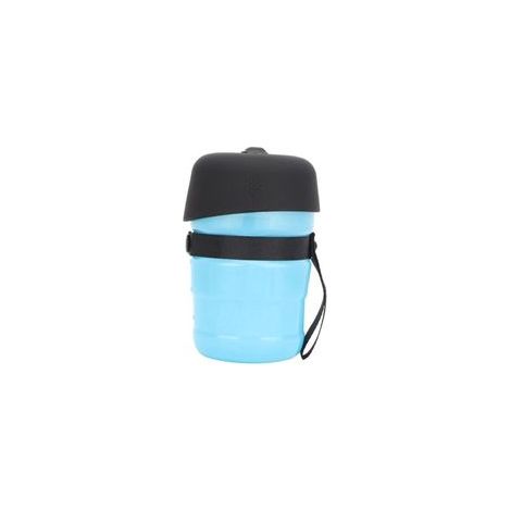 Bouteille d'Eau Pliable pour Animaux de Compagnie - JINFGERNE - Distributeur d'Eau Portable pour Chiens (Bleu)