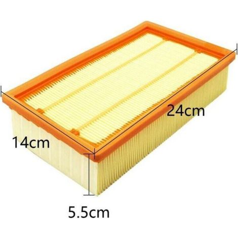 Filtre À Air - Pour Aspirateurs Karcher NT25/1 NT35/1 NT45/1 NT55/1 NT361 ECO NT561 ECO NT611 ECO - Étanche À L'huile - 1 Pièce (1/4)