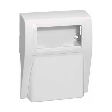 Support 2 postes pour pose d'appareillage 45x45mm sur plinthe 82x12.5mm LED SYSTEM PLANET WATTOHM 11720 (1/3)
