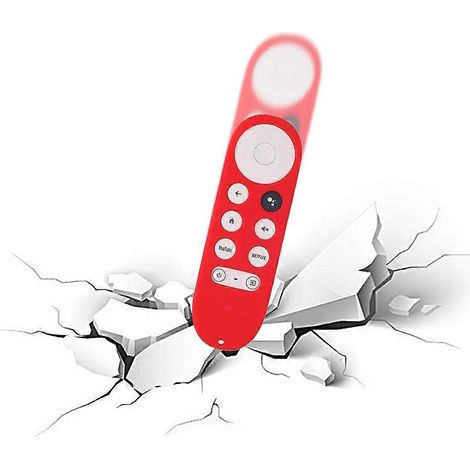Housse de protection en silicone résistant à l'usure pour télécommande vocale Google TV 2020 (1/4)