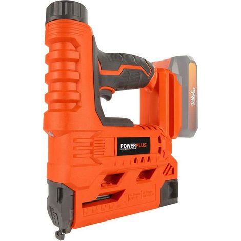 Dual Power POWDP7010 Akku-Tacker Orange 20V