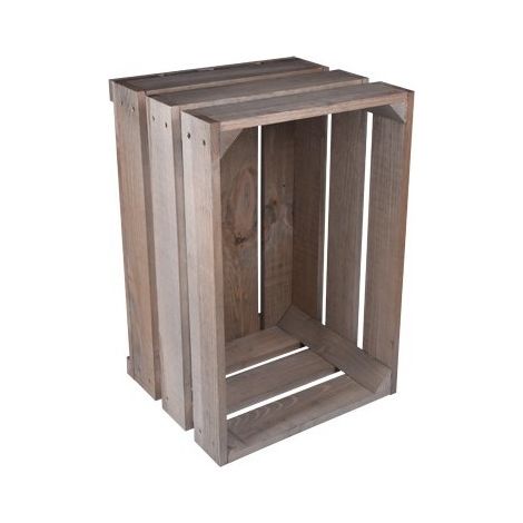 Woodbox - Caisse En Bois Déco Moyen Model Bois Veilli
