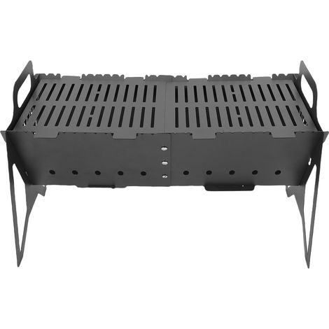 Schlitzgrill, tragbarer, faltbarer Holzkohlegrill, abnehmbarer Klappgrill für Outdoor-Reisen, Gartenpicknick (1/5)