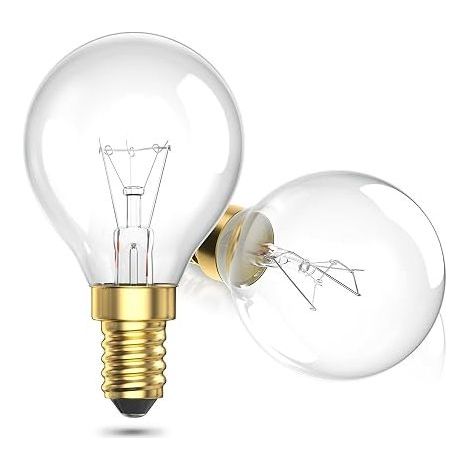 Light Bulb 300 Degree E14 Dimmable Warm White 2700K G45 300LM Bulb 42W for Oven/Microwave/Floor Lamps/Table Lamps/Night Lights AC 220-240V (1/5)