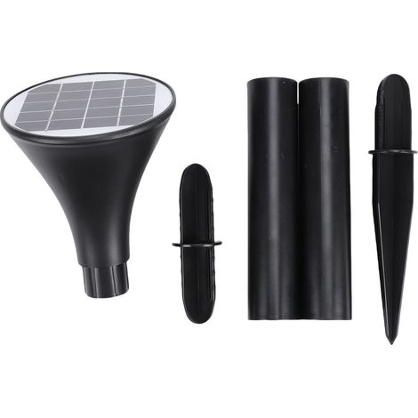 Ortviai Applique Solaire pour Chemin Extérieur – Étanche, Panneau Polycristallin, Lumière Chaude, 1200 mAh