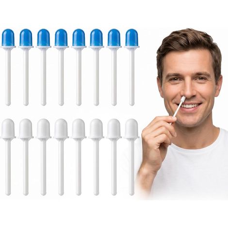 16 barras de cera para la depilación de nariz y orejas, kit de cera nasal listo para usar, depilación suave, higiénica y mínimamente dolorosa, barras desechables para hombres y mujeres. (1/5)