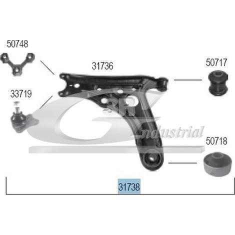 3RG 31738 BRAZO SUSPENSIÃƒâ€œN DELANTERO IZQUIERDO