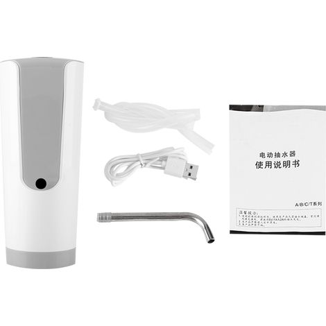 Pompe À Eau Électrique Automatique - Rechargeable USB - Pour Distributeur D'Eau En Bouteille - Compatible 5 L À 18,9 L - 1 Pièce (1/5)