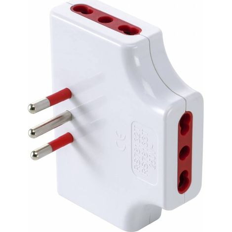 1,0 PZ Di ROSI ADATT. PIATTO TRIPLO 10A-3PR.BIP C/LIMIT.