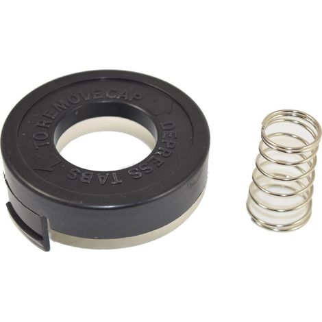 Black & Decker Strimmer Spool Cap Cover Bump Cap and Spring (1/3)