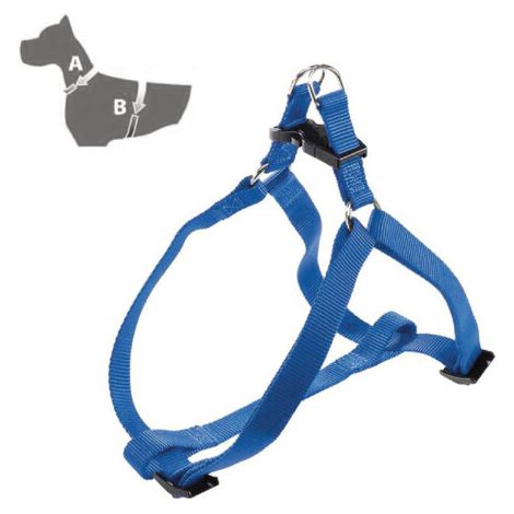 ZOOV PETTORINA REG.NYLON BLU MM.20XCM.40/58