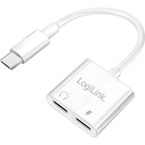 LOGILINK USB-C Adapter UA0433 PD USB-C 60W weiß (1/4)