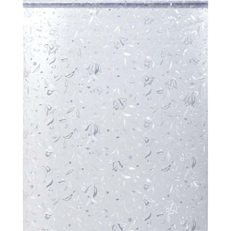 Fensterfolie Matt Blumenmuster 90x500 cm PVC
