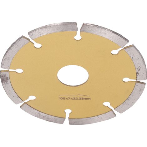 Segmentiertes Diamantsägeblatt mit extrafeiner Verzahnung, runde Diamanttrennscheibe für Fliesen, Granit, Marmor und Keramik, 105 mm / 4,1 Zoll (1/5)