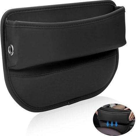 Auto-Organizer. Stauraum für den Sitzspalt. Organizer für den Sitzplatz. Aufbewahrungsbox aus PU-Leder für die Mittelkonsole. Für Handys, Schlüssel usw. (1/4)