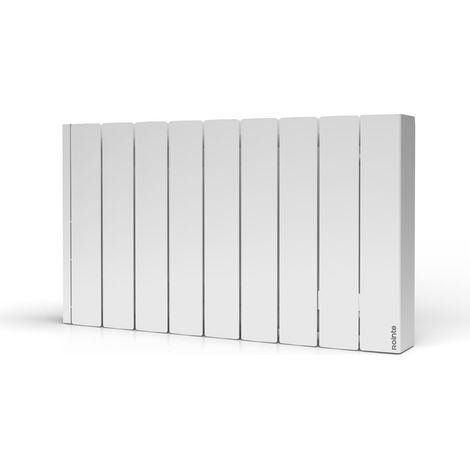 ROINTE - Radiateur connecté BELIZE II BAS 8 éléments 1000W Blanc - BRFW1000RADC4 (1/5)