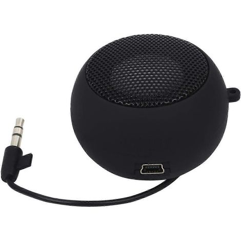 Mini enceinte portable rechargeable pour les voyages, avec entrée auxiliaire et casque filaire 3,5 mm. (1/5)