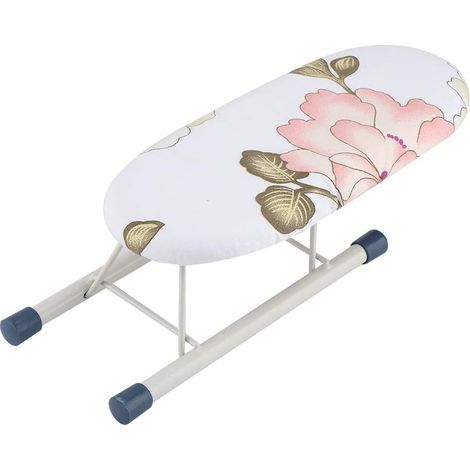 Table à Repasser Pliable avec Housse Déco pour Poig Cou Et Col Compactes 26,5 X 0,5 X 8,5 Cm pour Repassage Pratique Et Stylé (1/5)