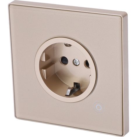 Prise intelligente avec télécommande et minuterie, 16 A, fiche européenne, 95-245 V, pour la maison et le bureau (Wi-Fi). (1/5)