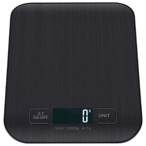 Balance de cuisine numérique rechargeable - Balance alimentaire de précision 5 kg avec fonction tare et chargement USB 5 kg/1 g 5 kg/1 g 315-AquaForge (1/5)