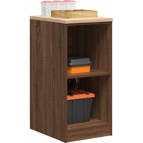 Garagen-Aufbewahrungsschrank 40x51x85 cm Massivholz Kiefer