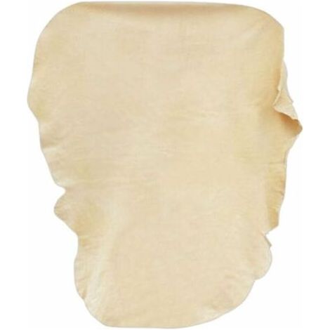 Peau de Chamois Naturelle Voiture XXL/90x60cm, XU, Chamoisée Cuir Véritable Verre Miroir Vitre, Suède Qualité pro Efficace Detailing Auto Moto, Anti Rayures Polissage Super Absorbant Séchage - (1/4)