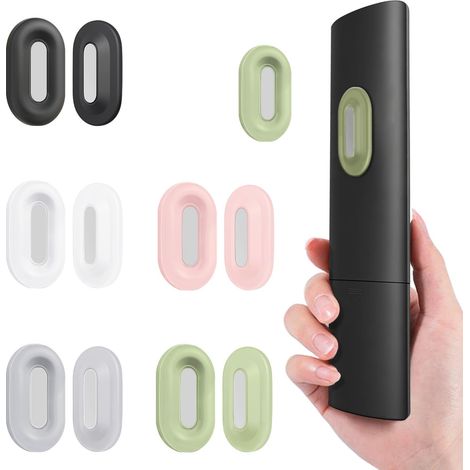 Lot de 5 supports muraux magnétiques pour télécommande TV, support mural en silicone pour télécommande de lit, TV, ventilateur de plafond et climatiseur (multicolore) (1/5)