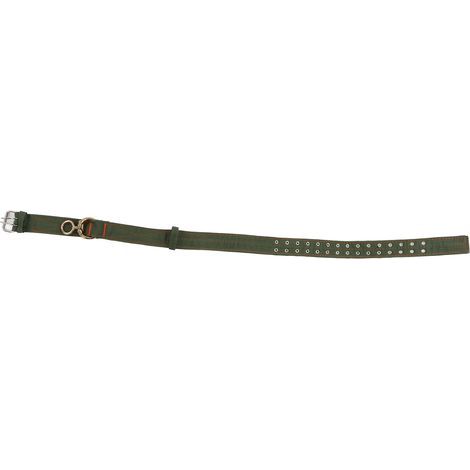 ACOGEDO Collier de Chèvre, Collier de Veau en Toile à 4 Couches avec 2 Rangées Boucle en Métal Fournitures de Chèvre (M) (1/5)