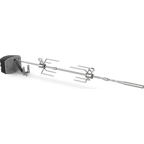 Weber Rotisserie Edelstahl Grau Grill